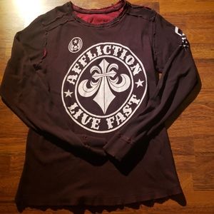 Affliction Men's LS.  EUC